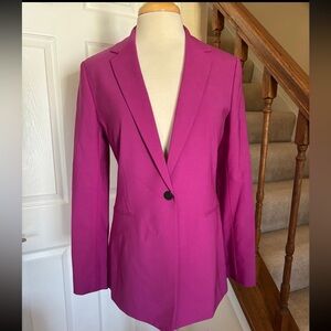 Theory Power Jacket 2 in Vivid Fuchsia